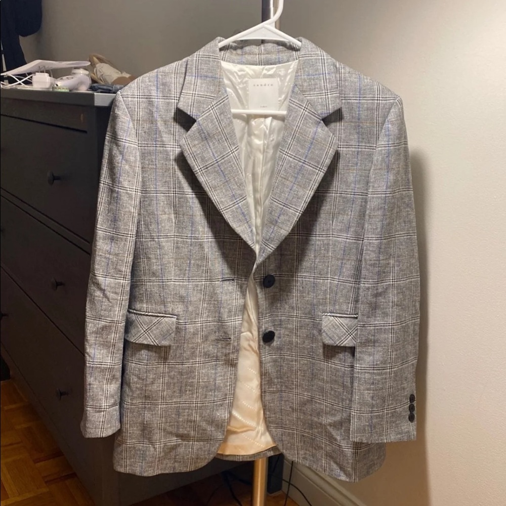 sandro lattice blazer